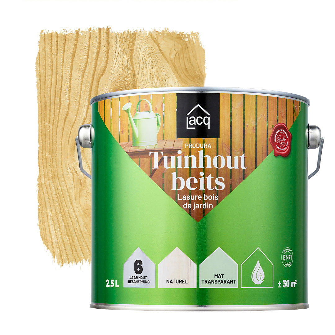Lacq Tuinhoutbeits Transparant Naturel