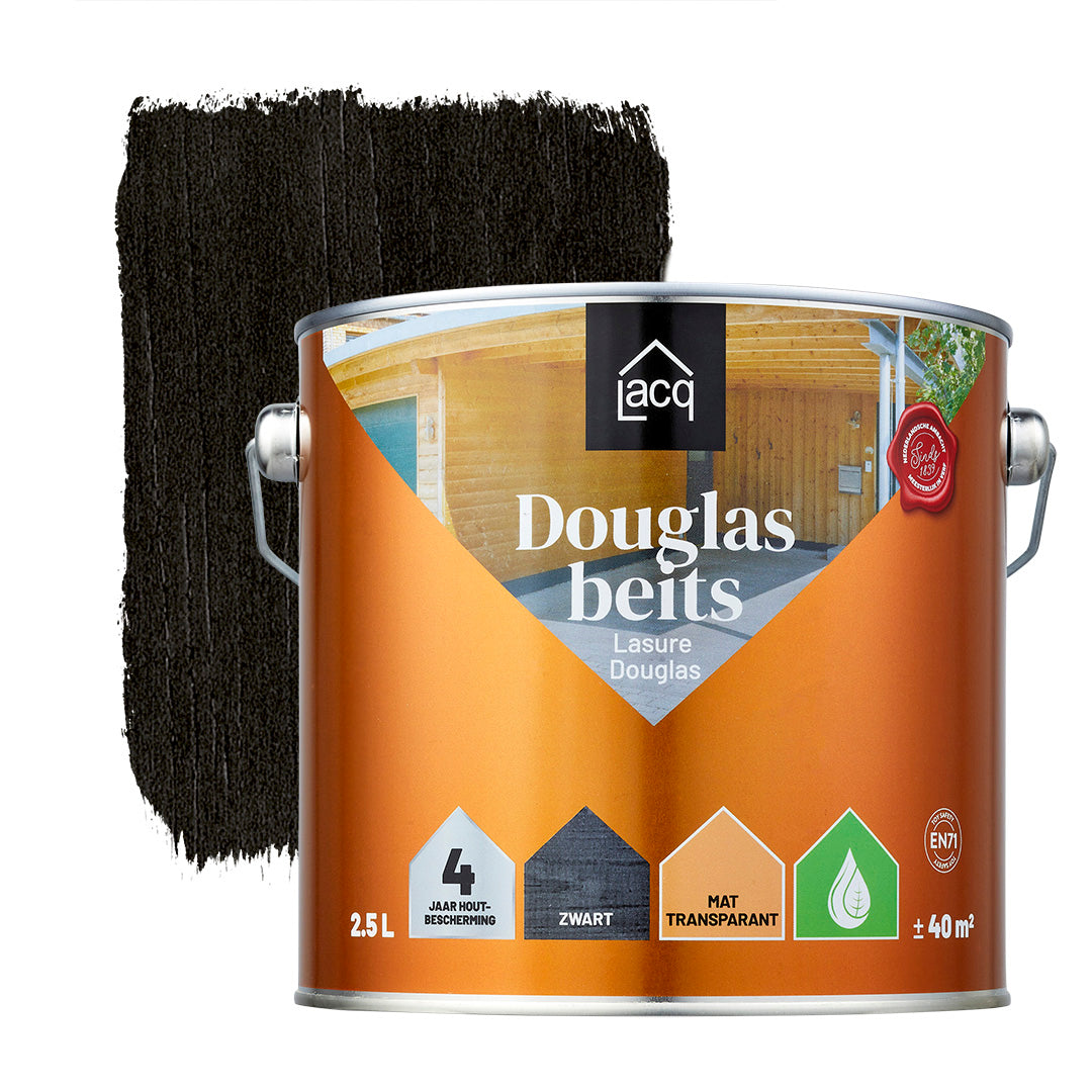 Lacq Douglas Beits Zwart