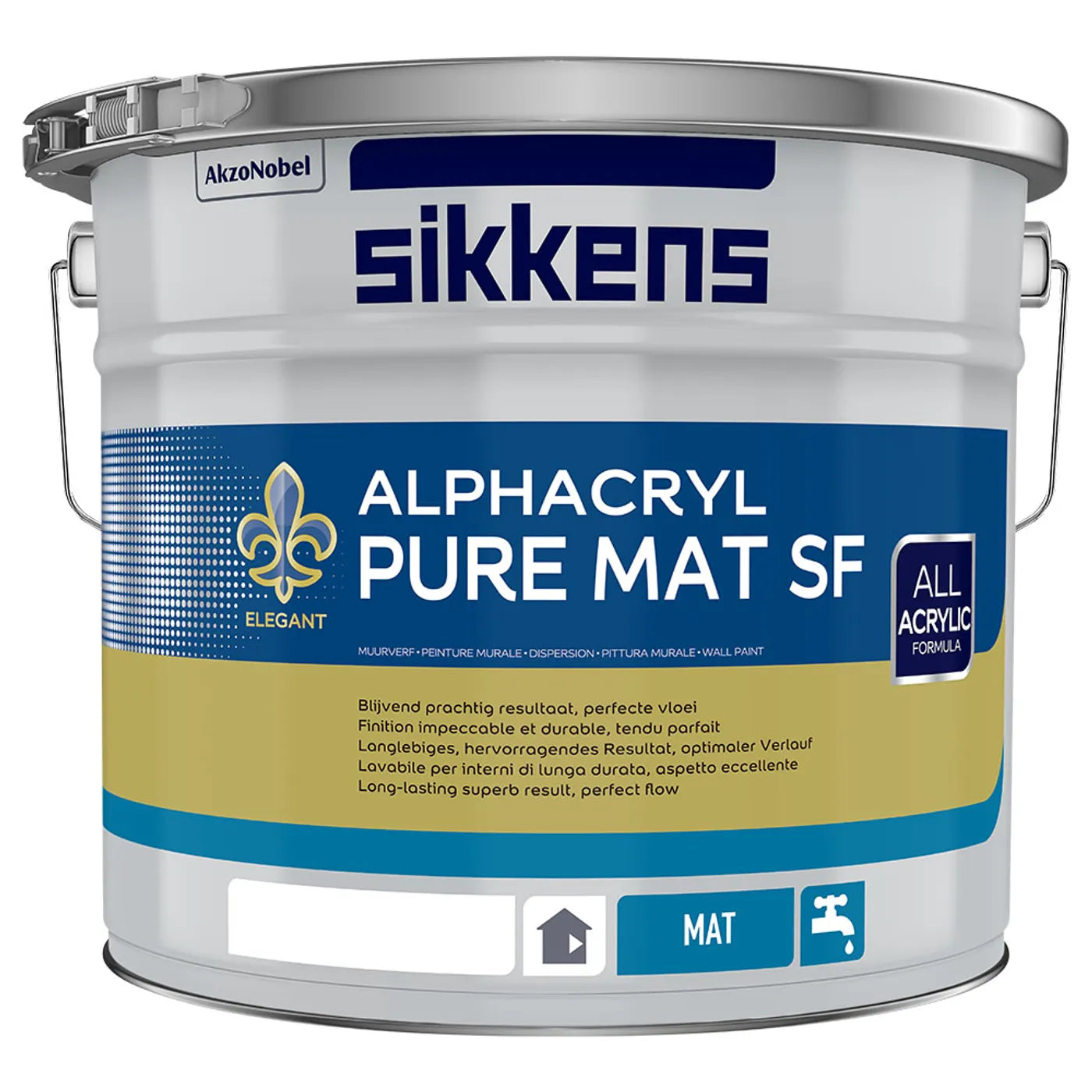 Sikkens Alphacryl Pure Mat SF - Muurverf