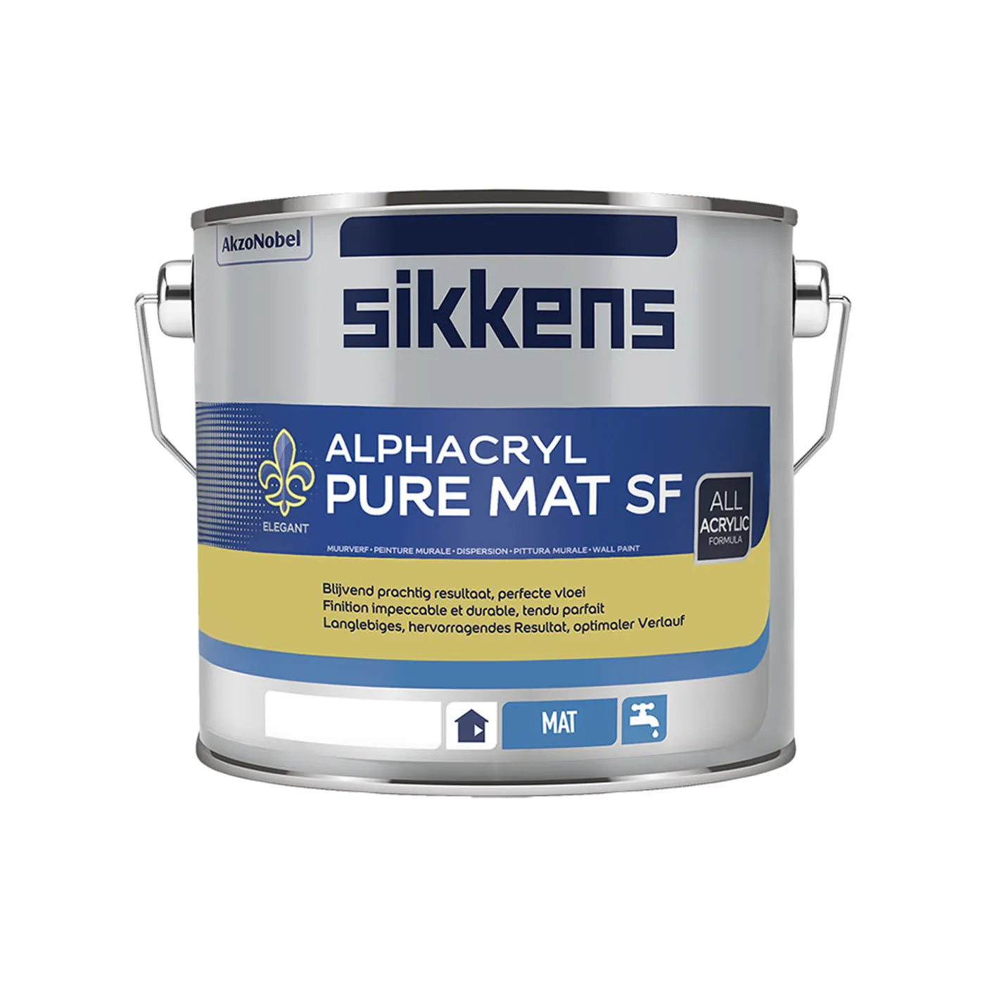 Sikkens Alphacryl Pure Mat SF - Muurverf