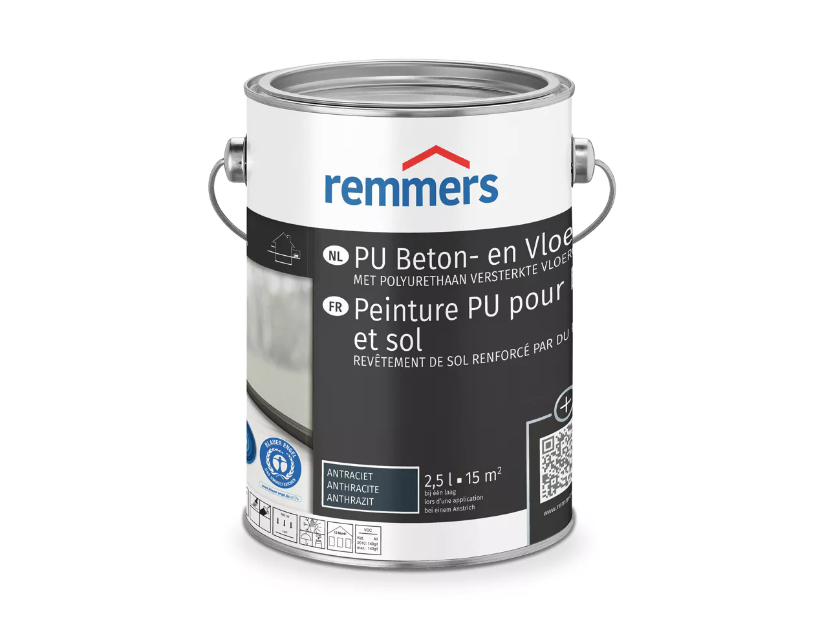 Remmers Pu Beton en Vloerverf - Zilvergrijs