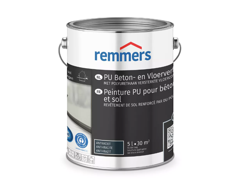 Remmers Pu Beton en Vloerverf - Zilvergrijs