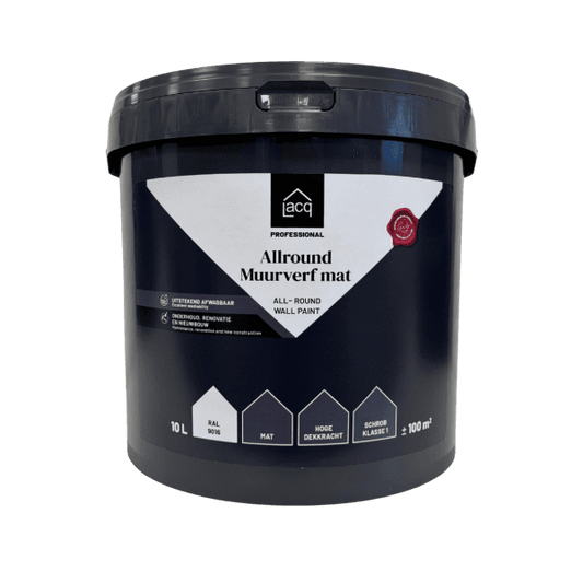 Lacq Allround Muurverf Mat - Ral 9016