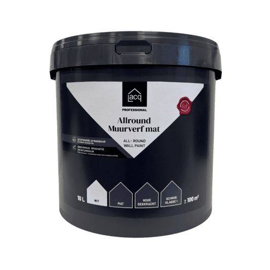 Lacq Allround Muurverf Mat - Wit