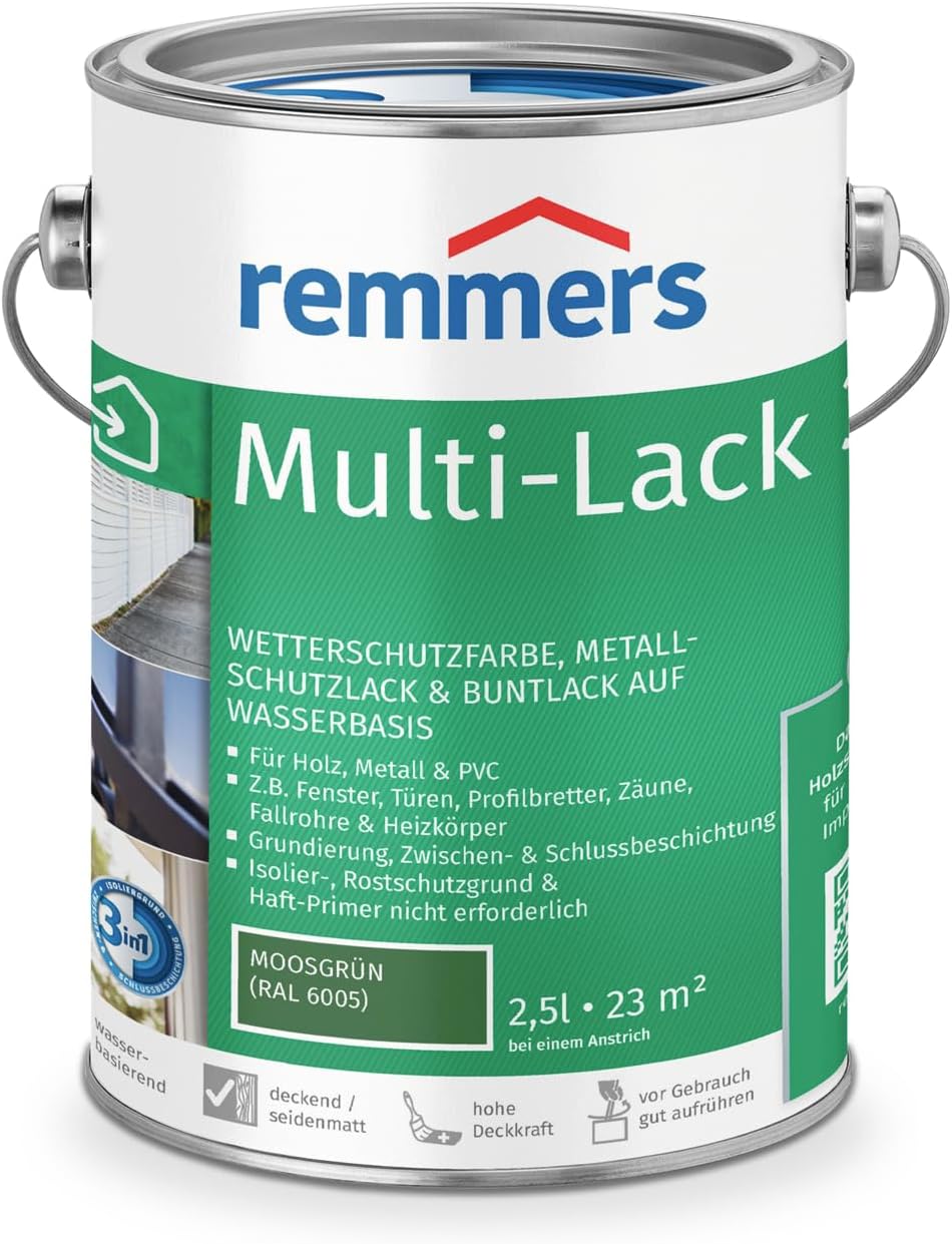 Remmers Multi-Lak 3in1 - Mosgroen (RAL 6005)