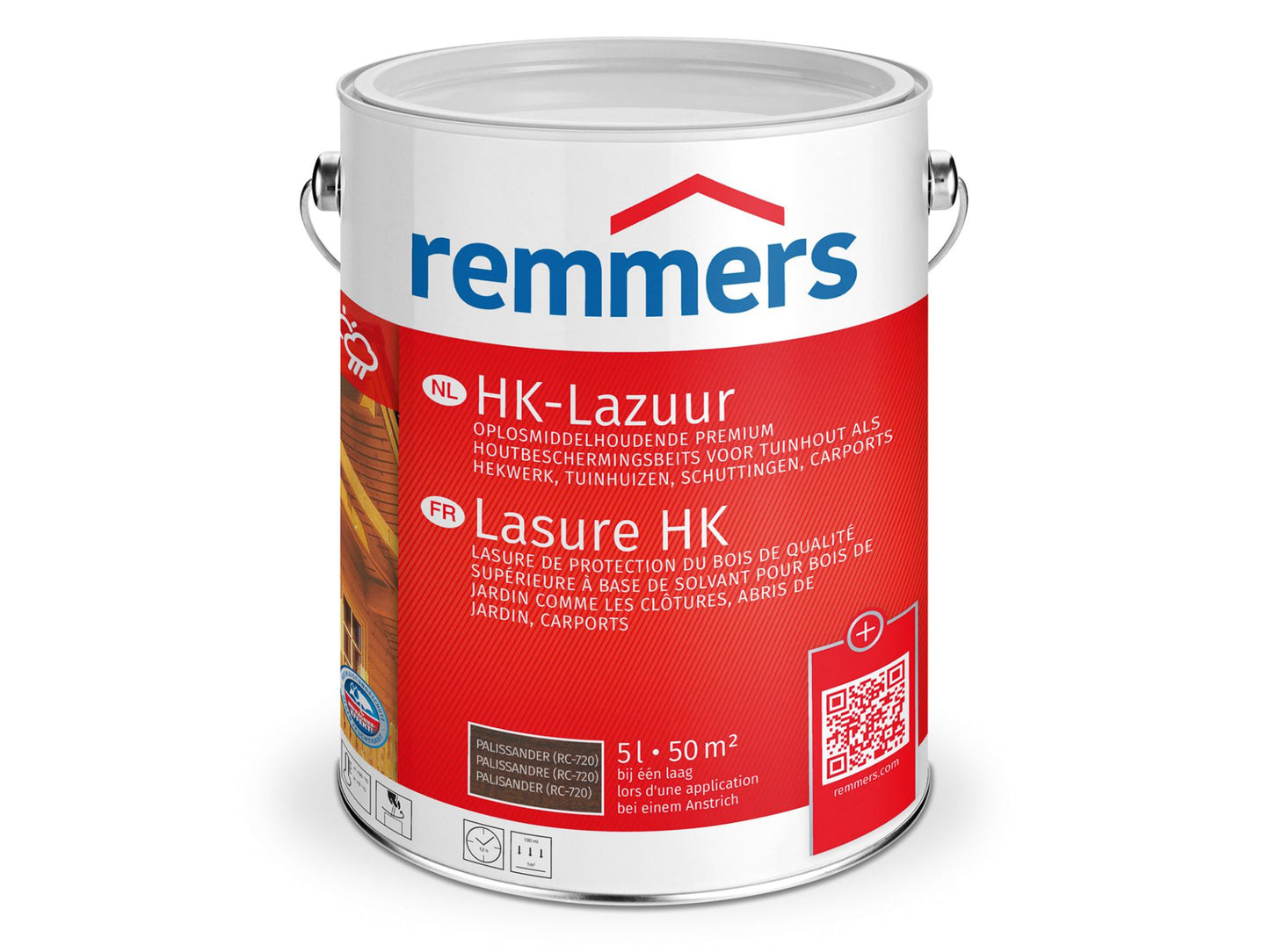 Remmers HK-Lazuur 3in1 - Palissander - Houtbeits