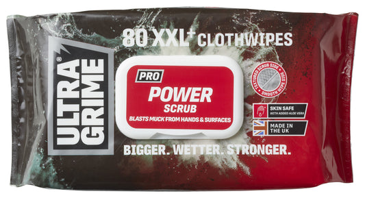 UltraGrime PRO Power Scrub 80XXL+ Schoonmaakdoekjes