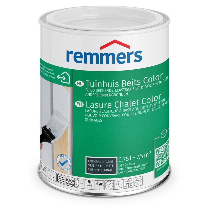 Remmers Tuinhuis Beits Color Antracietgrijs Kopen? | Verfsale.com