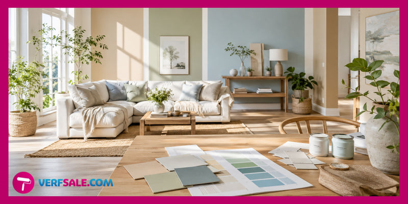 De beste kleuren voor een zomerse woonkamer