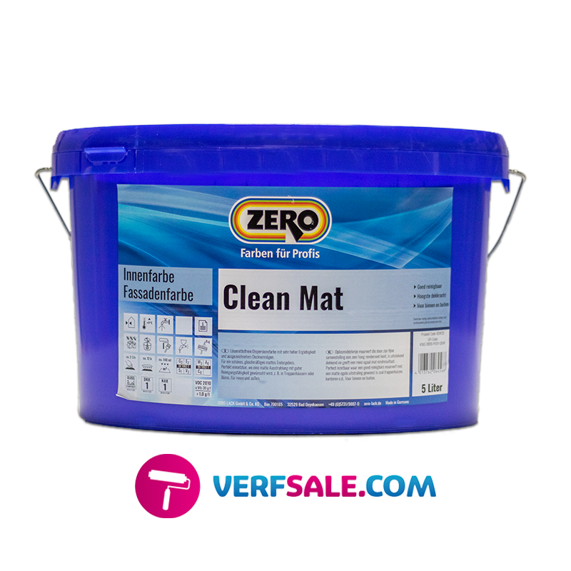 Zero Clean Mat Muurverf: geen vlekken, geen zorgen!