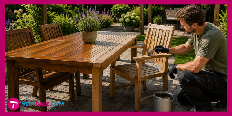 Houtolie of houtbeits: wat is beter voor tuinmeubelen?