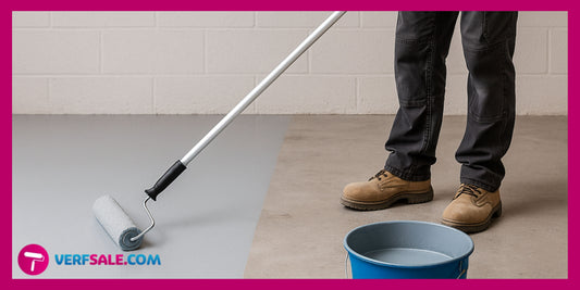 Zo breng je beton- en vloerverf op de juiste manier aan voor een strak resultaat