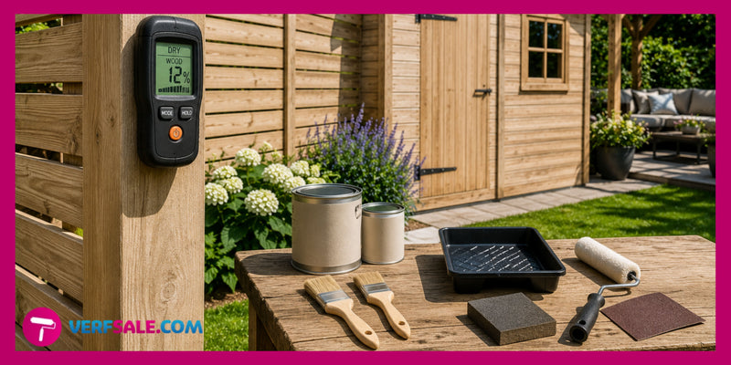 Tip van de week: Controleer hout op vocht voordat het schilderwerk begint