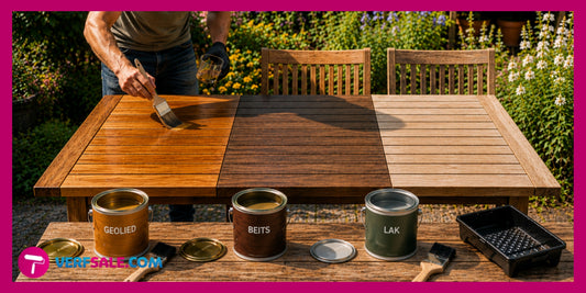 Tuinmeubels opknappen voor de zomer: olie, beits of lak?
