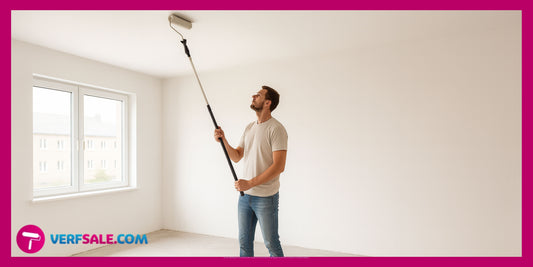 Tip van de week: gebruik altijd deze volgorde bij het schilderen van muren en plafonds