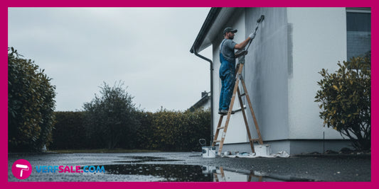 Buitenmuur verven na regenval, hoeveel wachttijd is nodig?