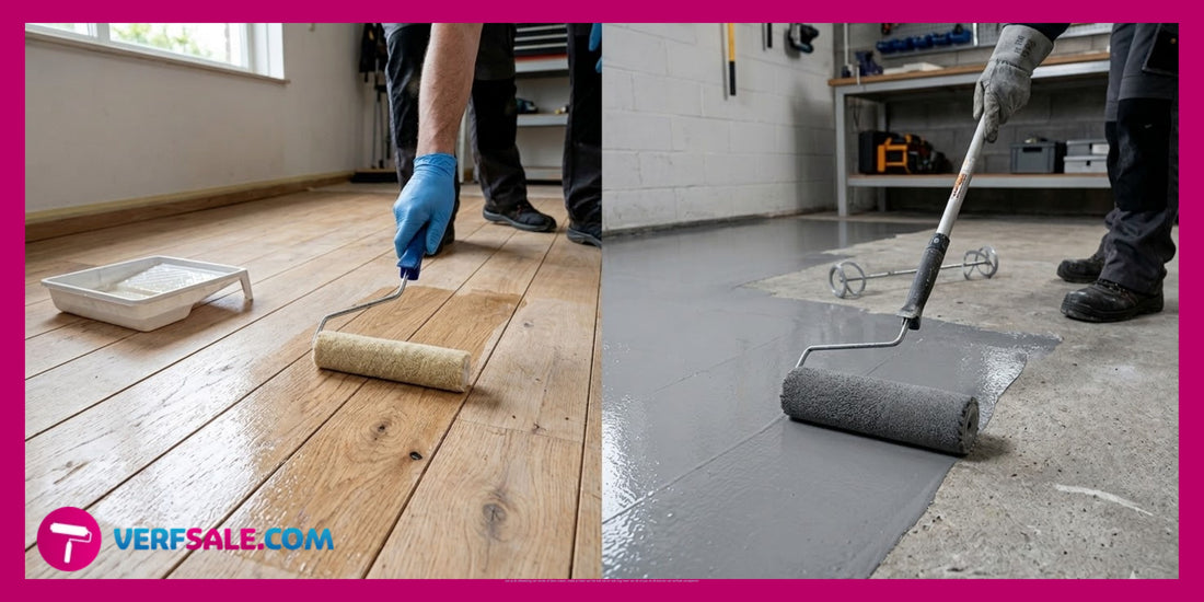 Tip van de week: Op deze manier kies je de juiste vloerverf voor hout of garagevloeren?