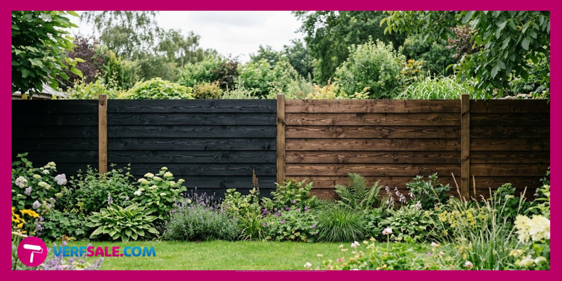 Zwarte houtteer of bruine houtteer: welke uitstraling past bij een tuin?