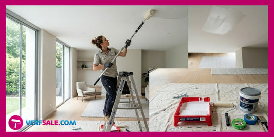 Plafond schilderen zonder banen, technieken die goed werken