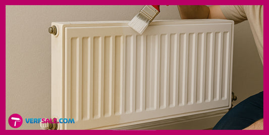 Radiatoren schilderen zonder strepen of kleurverschil