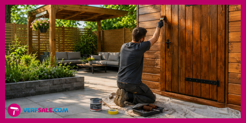 Welke verf kies je voor een tuinhuis, schutting of overkapping in het voorjaar?