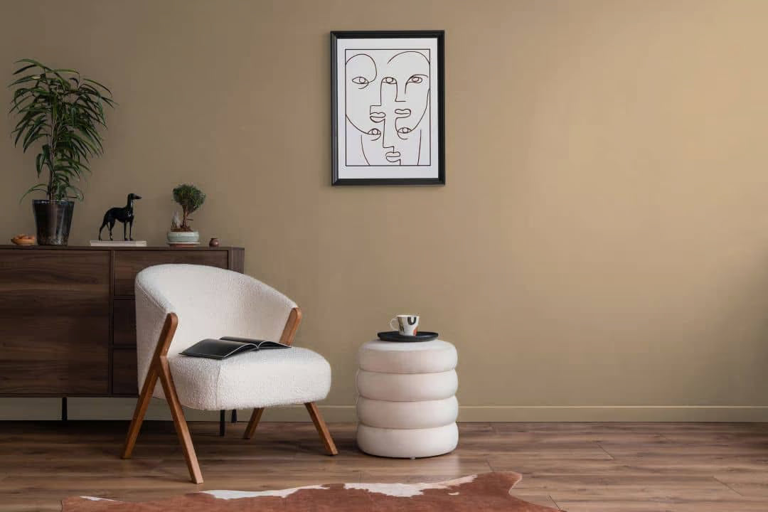 Beige-bruin muurverf