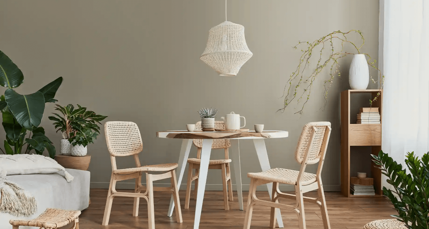 Scandinavische kleuren muurverf