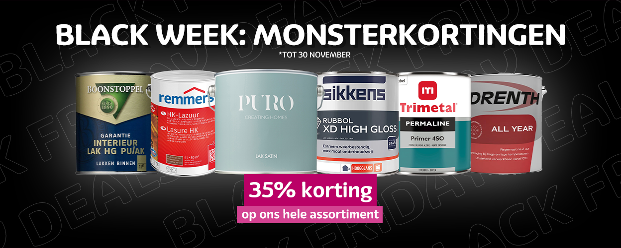 Black Friday monsterkortingen