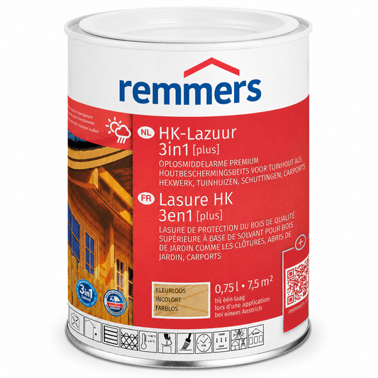 Remmers HK-Lazuur 3in1 [PLUS] - Kleurloos