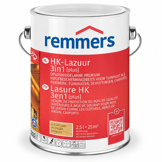 Remmers HK-Lazuur 3in1 [PLUS] - Kleurloos
