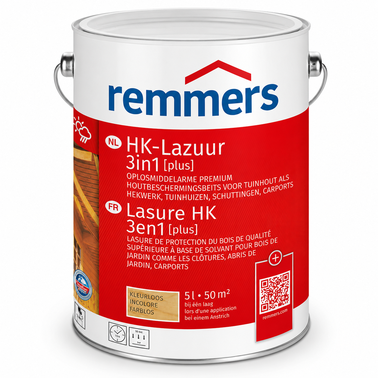 Remmers HK-Lazuur 3in1 [PLUS] - Kleurloos