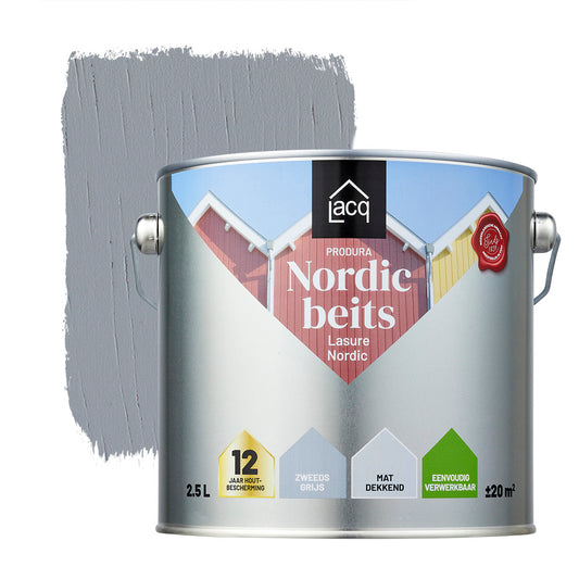 Lacq Produra Nordic Zweeds Grijs