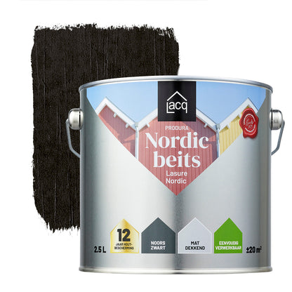 Lacq Produra Nordic Noors Zwart