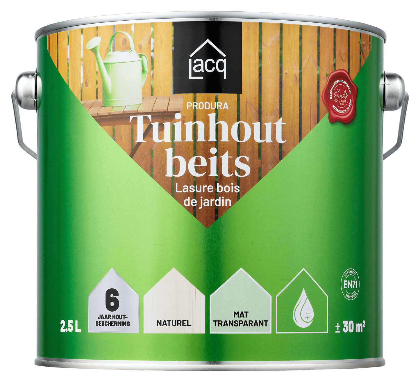 Lacq Tuinhoutbeits Transparant Naturel