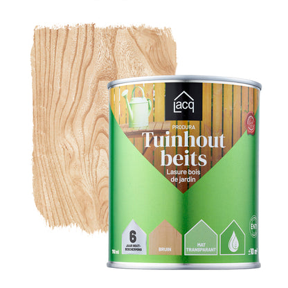 Lacq Tuinhoutbeits Transparant Bruin