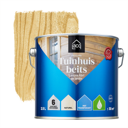 Lacq Tuinhuisbeits Transparant Naturel