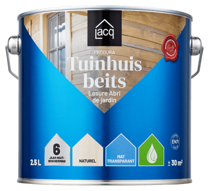 Lacq Tuinhuisbeits Transparant Naturel