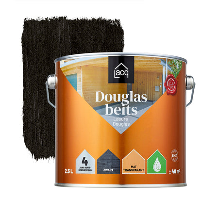 Lacq Douglas Beits Zwart