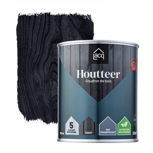 Lacq Houtteer Zwart