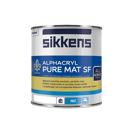 Sikkens Alphacryl Pure Mat SF - Muurverf