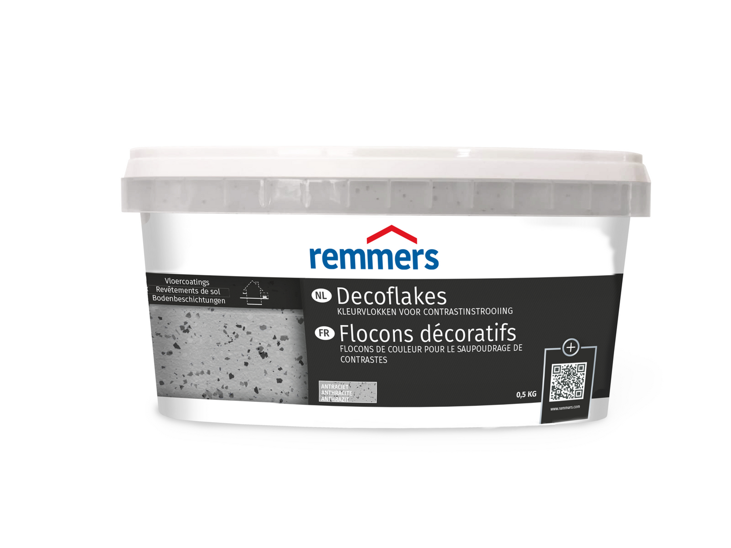 Remmers Decoflakes - Antraciet