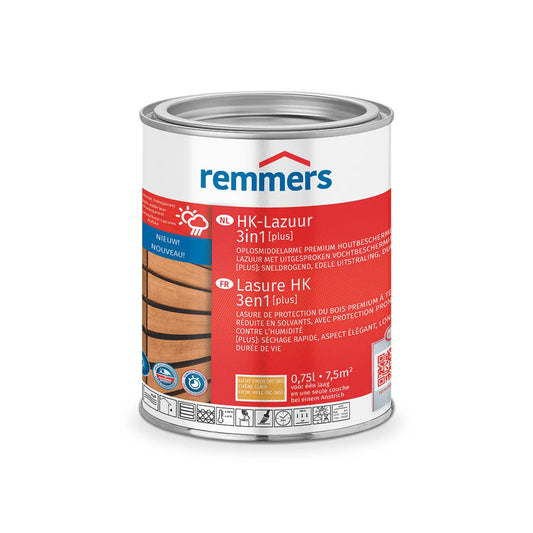 Remmers HK-Lazuur 3in1 [PLUS] - Licht Eiken - Houtbeits