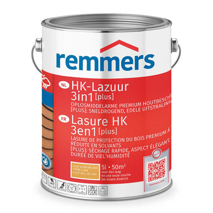 Remmers HK-Lazuur 3in1 [PLUS] - Licht Eiken - Houtbeits