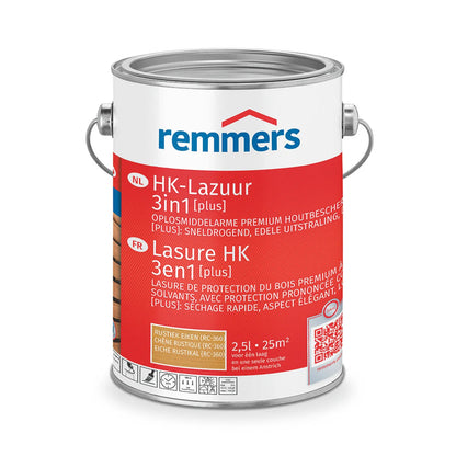 Remmers HK-Lazuur 3in1 [PLUS] - Rustiek Eiken - Houtbeits