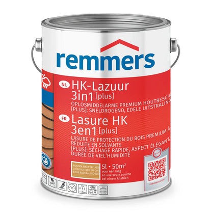 Remmers HK-Lazuur 3in1 [PLUS] - Rustiek Eiken - Houtbeits