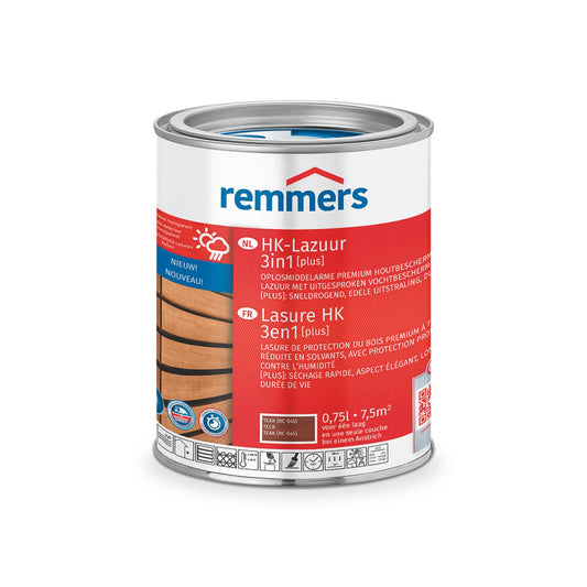 Remmers HK-Lazuur 3in1 [PLUS] - Teak - Houtbeits