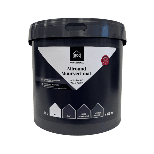 Lacq Allround Muurverf Mat - Wit