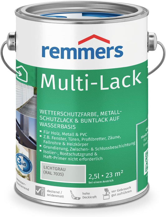 Remmers Multi-Lak 3in1 - Lichtgrijs (RAL 7035)