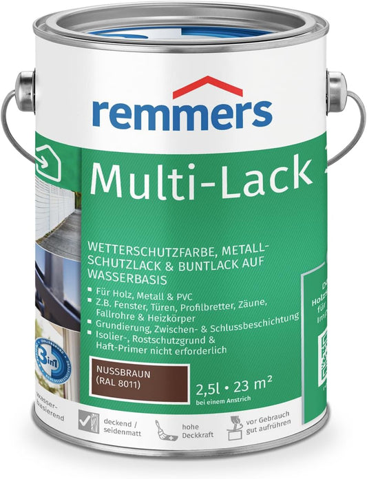 Remmers Multi-Lak 3in1 - Notenbruin (RAL 8011)