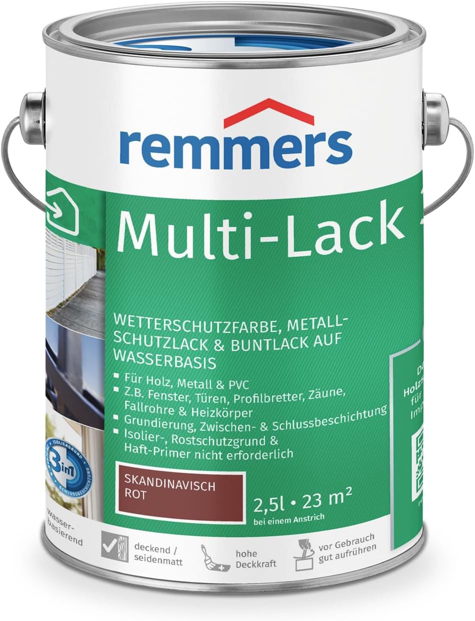 Remmers Multi-Lak 3in1 - Scandinavisch Rood